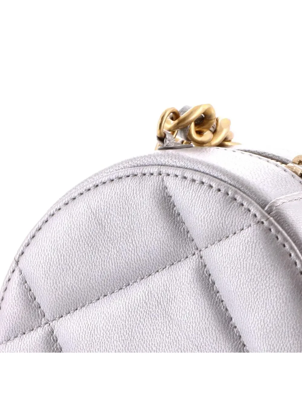 Chanel 19 Round Clutch With Chain #290489C24B